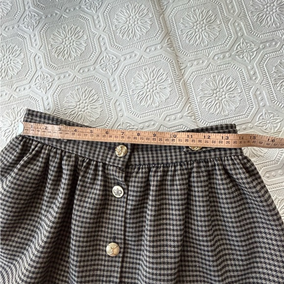 River Island Houndstooth Mini Skirt Sz 10 EUC - Picture 13 of 16